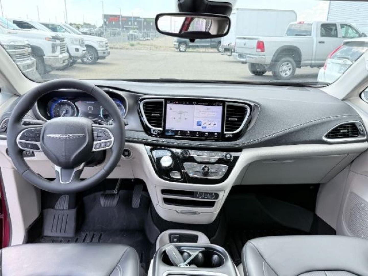 2023 MAROON /Black/Alloy/Black Chrysler Pacifica (2C4RC3BG0PR) with an Pentastar 36L V-6 DOHC engine, Automatic transmission, located at 1175 N Woodruff Ave, Idaho Falls, ID, 83401, 43.506901, -111.999657- Photo#55