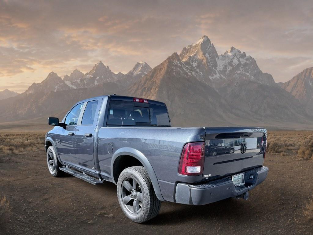 2020 Maximum Steel Metallic Clearcoat /Diesel Gray/Black Ram 1500 Classic Warlock (1C6RR7GG4LS) with an V6, 3.6L engine, 8-speed automatic transmission, located at 1175 N Woodruff Ave, Idaho Falls, ID, 83401, 43.506901, -111.999657 - <b>Vehicle Details</b><br>Looking for a capable full-size pickup with bold style and everyday versatility? This 2020 Ram 1500 Classic Warlock Quad Cab 4x4 with the 6'4" box delivers rugged performance, standout design, and the features drivers want most. Powered by a V6, 3.6L Gasoline/E85 engine, th- Photo#2