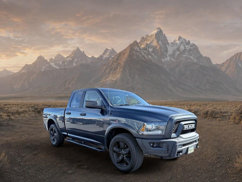 2020 Maximum Steel Metallic Clearcoat /Diesel Gray/Black Ram 1500 Classic Warlock (1C6RR7GG4LS) with an V6, 3.6L engine, 8-speed automatic transmission, located at 1175 N Woodruff Ave, Idaho Falls, ID, 83401, 43.506901, -111.999657 - <b>Vehicle Details</b><br>Looking for a capable full-size pickup with bold style and everyday versatility? This 2020 Ram 1500 Classic Warlock Quad Cab 4x4 with the 6'4" box delivers rugged performance, standout design, and the features drivers want most. Powered by a V6, 3.6L Gasoline/E85 engine, th- Photo#6