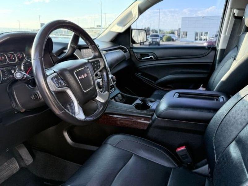 2018 Onyx Black /Jet Black GMC Yukon SLT (1GKS2BKC7JR) with an V8, 5.3L engine, 6-speed automatic transmission, located at 1175 N Woodruff Ave, Idaho Falls, ID, 83401, 43.506901, -111.999657 - <b>Vehicle Details</b><br>Shop this 2018 GMC Yukon 1500 SLT 4WD in Idaho Falls, ID and upgrade your next drive with a full-size SUV built for comfort, capability, and confidence. Powered by a V8 5.3L gasoline engine, this GMC Yukon delivers strong performance for towing, commuting, and family road t- Photo#15
