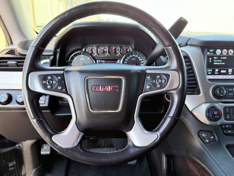 2018 Onyx Black /Jet Black GMC Yukon SLT (1GKS2BKC7JR) with an V8, 5.3L engine, 6-speed automatic transmission, located at 1175 N Woodruff Ave, Idaho Falls, ID, 83401, 43.506901, -111.999657 - <b>Vehicle Details</b><br>Shop this 2018 GMC Yukon 1500 SLT 4WD in Idaho Falls, ID and upgrade your next drive with a full-size SUV built for comfort, capability, and confidence. Powered by a V8 5.3L gasoline engine, this GMC Yukon delivers strong performance for towing, commuting, and family road t- Photo#16