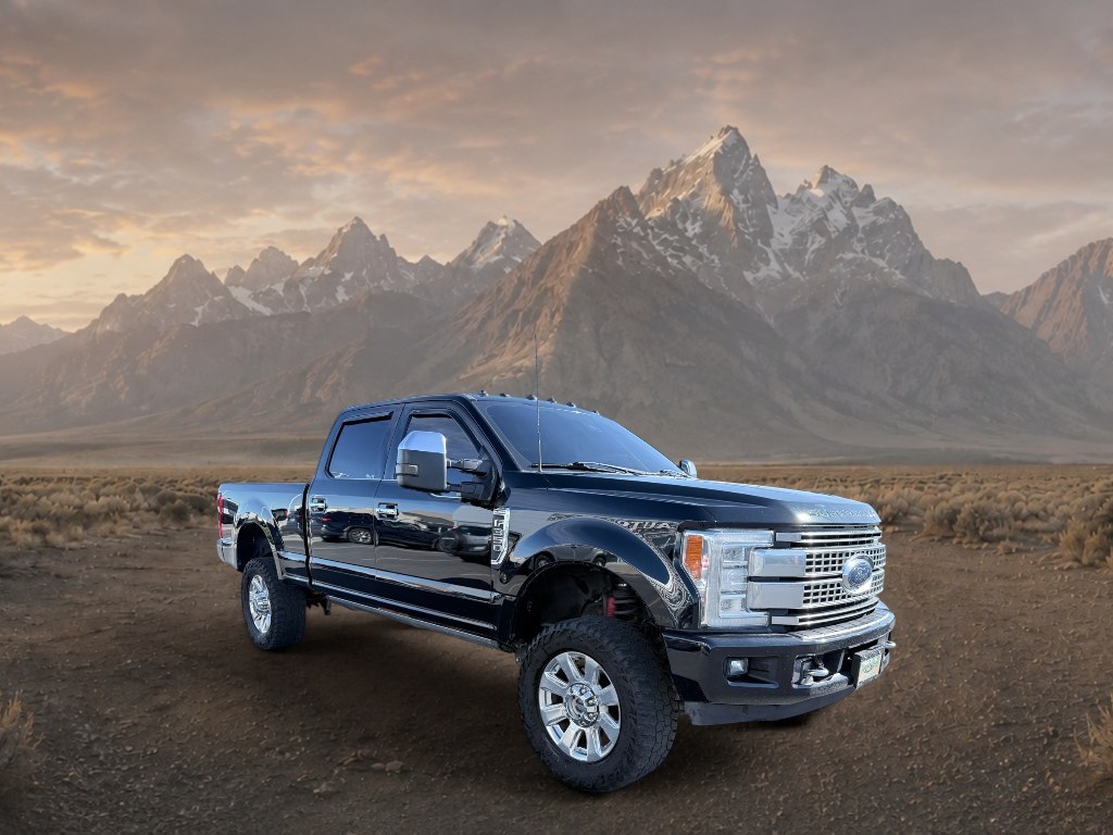 2017 Shadow Black /Black Ford F-350 Platinum (1FT8W3BT7HE) with an V8, 6.7L engine, 6-speed automatic transmission, located at 1175 N Woodruff Ave, Idaho Falls, ID, 83401, 43.506901, -111.999657 - <b>Vehicle Details</b><br>Experience premium capability and refined comfort in this 2017 Ford F-350 Super Duty Platinum 4WD, now available in Idaho Falls, ID. Powered by a proven V8, 6.7L Diesel engine, this heavy-duty truck delivers the strength, towing confidence, and long-distance durability that- Photo#6