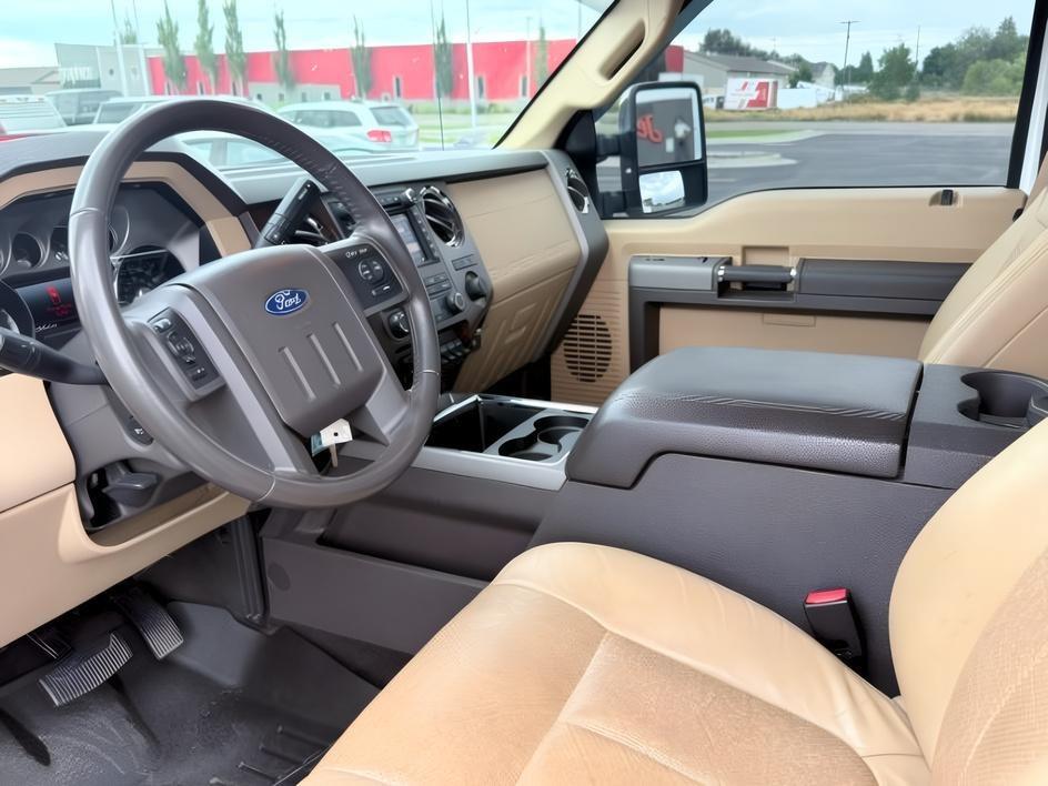 2011 WHITE /Black Ford F-350 (1FT8W3DT6BE) with an Powerstroke 67L V-8 xxxxxx engine, Automatic transmission, located at 1175 N Woodruff Ave, Idaho Falls, ID, 83401, 43.506901, -111.999657- Photo#14
