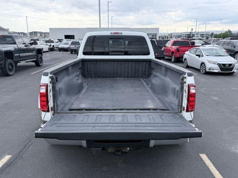 2011 White Platinum Metallic Tri-Coat /Black Ford F-350 Lariat (1FT8W3DT6BE) with an V8, 6.7L engine, 6-speed automatic transmission, located at 1175 N Woodruff Ave, Idaho Falls, ID, 83401, 43.506901, -111.999657 - <b>Vehicle Details</b><br>This 2011 Ford F-350 Super Duty LARIAT is a powerful, well-equipped heavy-duty pickup designed for demanding work and confident towing. Finished with 4WD and Dual Rear Wheels, this truck delivers the stability, traction, and capability drivers want when hauling equipment, t- Photo#5