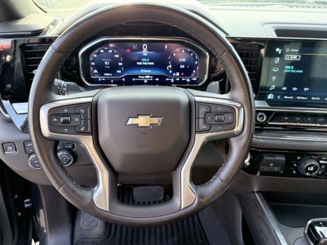 2024 GRAY /Jet Black Chevrolet Silverado LTZ (1GCUDGEDXRZ) with an V8, 5.3L engine, 10-speed automatic transmission, located at 1175 N Woodruff Ave, Idaho Falls, ID, 83401, 43.506901, -111.999657 - <b>Vehicle Details</b><br>Find capability, comfort, and premium style in this pre-owned 2024 Chevrolet Silverado 1500 LTZ 4WD, now available in Idaho Falls, ID. Powered by a V8, 5.3L gasoline engine, this Chevrolet Silverado delivers confident performance for towing, hauling, and everyday driving. T- Photo#73