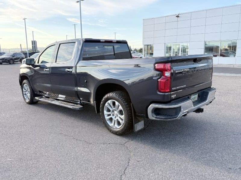 2024 GRAY /Jet Black Chevrolet Silverado LTZ (1GCUDGEDXRZ) with an V8, 5.3L engine, 10-speed automatic transmission, located at 1175 N Woodruff Ave, Idaho Falls, ID, 83401, 43.506901, -111.999657 - <b>Vehicle Details</b><br>Find capability, comfort, and premium style in this pre-owned 2024 Chevrolet Silverado 1500 LTZ 4WD, now available in Idaho Falls, ID. Powered by a V8, 5.3L gasoline engine, this Chevrolet Silverado delivers confident performance for towing, hauling, and everyday driving. T- Photo#2