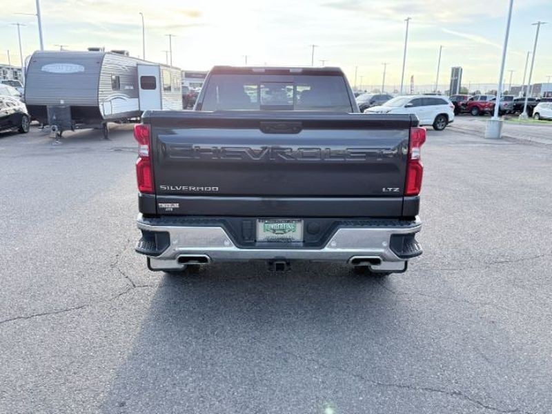 2024 GRAY /Jet Black Chevrolet Silverado LTZ (1GCUDGEDXRZ) with an V8, 5.3L engine, 10-speed automatic transmission, located at 1175 N Woodruff Ave, Idaho Falls, ID, 83401, 43.506901, -111.999657 - <b>Vehicle Details</b><br>Find capability, comfort, and premium style in this pre-owned 2024 Chevrolet Silverado 1500 LTZ 4WD, now available in Idaho Falls, ID. Powered by a V8, 5.3L gasoline engine, this Chevrolet Silverado delivers confident performance for towing, hauling, and everyday driving. T- Photo#3
