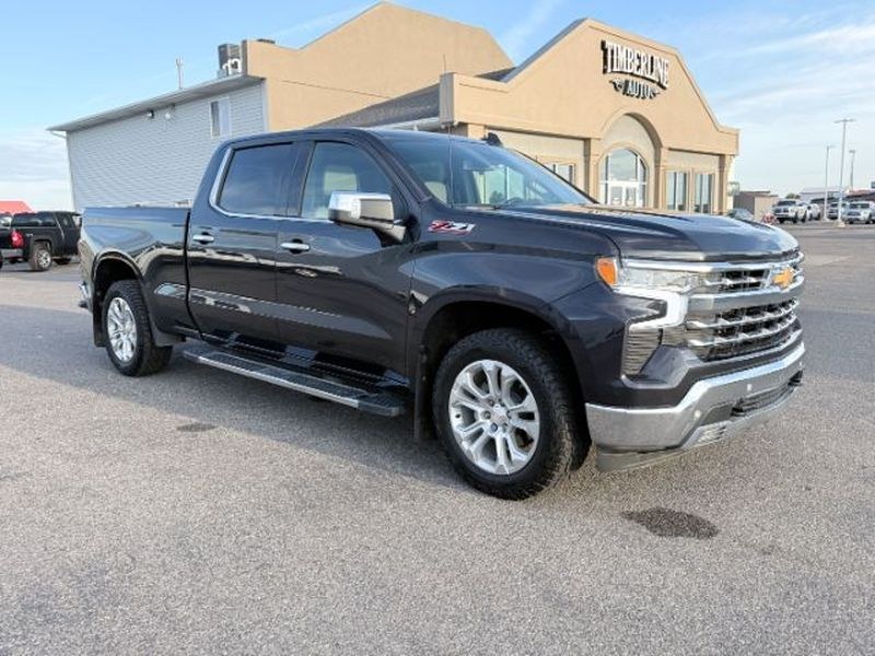 2024 GRAY /Jet Black Chevrolet Silverado LTZ (1GCUDGEDXRZ) with an V8, 5.3L engine, 10-speed automatic transmission, located at 1175 N Woodruff Ave, Idaho Falls, ID, 83401, 43.506901, -111.999657 - <b>Vehicle Details</b><br>Find capability, comfort, and premium style in this pre-owned 2024 Chevrolet Silverado 1500 LTZ 4WD, now available in Idaho Falls, ID. Powered by a V8, 5.3L gasoline engine, this Chevrolet Silverado delivers confident performance for towing, hauling, and everyday driving. T- Photo#8