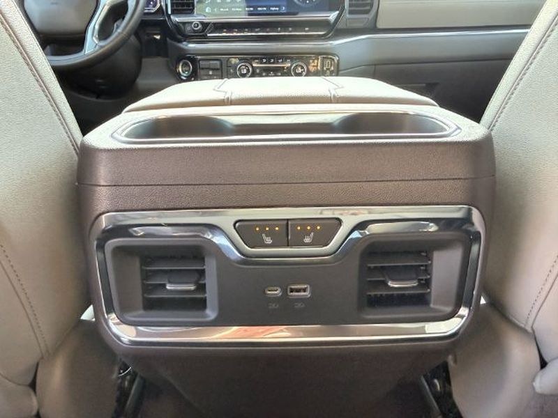 2024 GRAY /Jet Black Chevrolet Silverado LTZ (1GCUDGEDXRZ) with an V8, 5.3L engine, 10-speed automatic transmission, located at 1175 N Woodruff Ave, Idaho Falls, ID, 83401, 43.506901, -111.999657 - <b>Vehicle Details</b><br>Find capability, comfort, and premium style in this pre-owned 2024 Chevrolet Silverado 1500 LTZ 4WD, now available in Idaho Falls, ID. Powered by a V8, 5.3L gasoline engine, this Chevrolet Silverado delivers confident performance for towing, hauling, and everyday driving. T- Photo#26