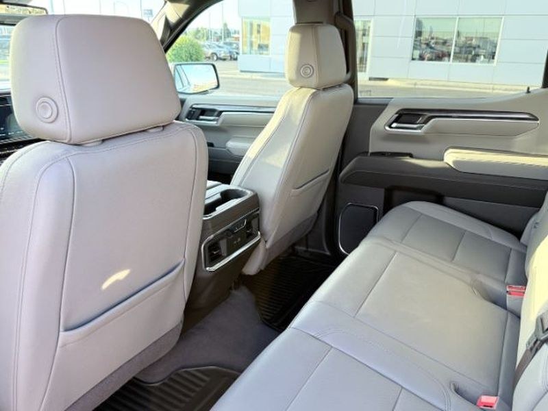 2024 GRAY /Jet Black Chevrolet Silverado LTZ (1GCUDGEDXRZ) with an V8, 5.3L engine, 10-speed automatic transmission, located at 1175 N Woodruff Ave, Idaho Falls, ID, 83401, 43.506901, -111.999657 - <b>Vehicle Details</b><br>Find capability, comfort, and premium style in this pre-owned 2024 Chevrolet Silverado 1500 LTZ 4WD, now available in Idaho Falls, ID. Powered by a V8, 5.3L gasoline engine, this Chevrolet Silverado delivers confident performance for towing, hauling, and everyday driving. T- Photo#27