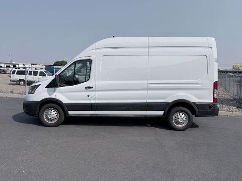 2025 Oxford White /CLOTH Ford Transit Van Base (1FTBR2X86SK) with an V6, 3.5L engine, 10-speed automatic transmission, located at 1175 N Woodruff Ave, Idaho Falls, ID, 83401, 43.506901, -111.999657 - <b>Vehicle Details</b><br>Discover the capability and versatility of this pre-owned 2025 Ford Transit Van T-250 High Roof Slide Base, now available in Idaho Falls, ID. With only 29,150 miles, this van offers low mileage for a vehicle designed to handle demanding commercial or passenger transport nee- Photo#0